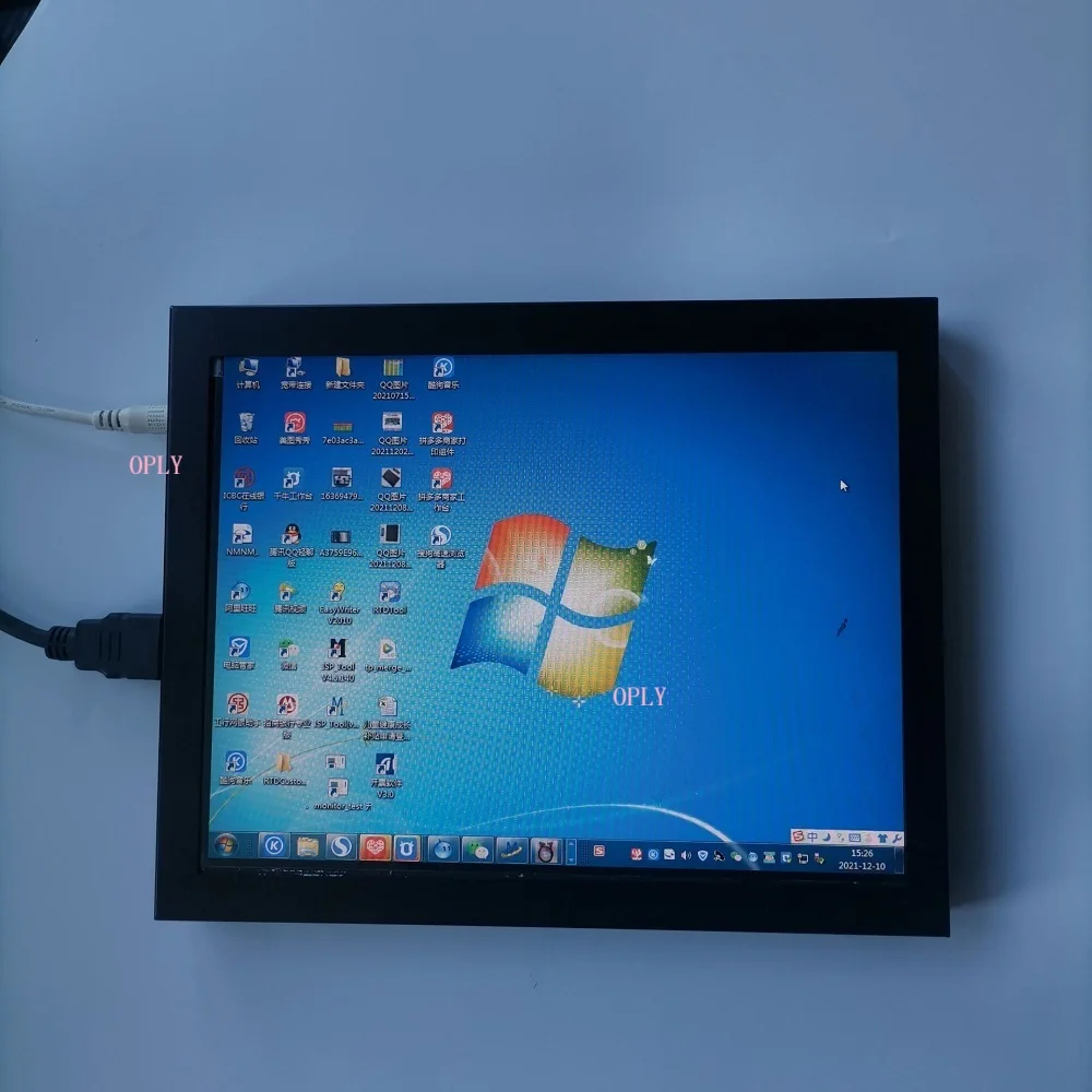 

9.7 inch 1024X768 Portable monitor LCD display screen for iPad 2 IPS with Controller Board metal case HDMI-compatible VGA