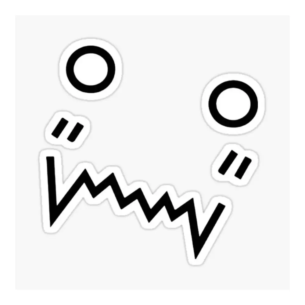 Funny Face Expression With The Alchemist Animation Sticker Car Window Bumpers Die-cut Vinyl Stickers Decorative Accessories
