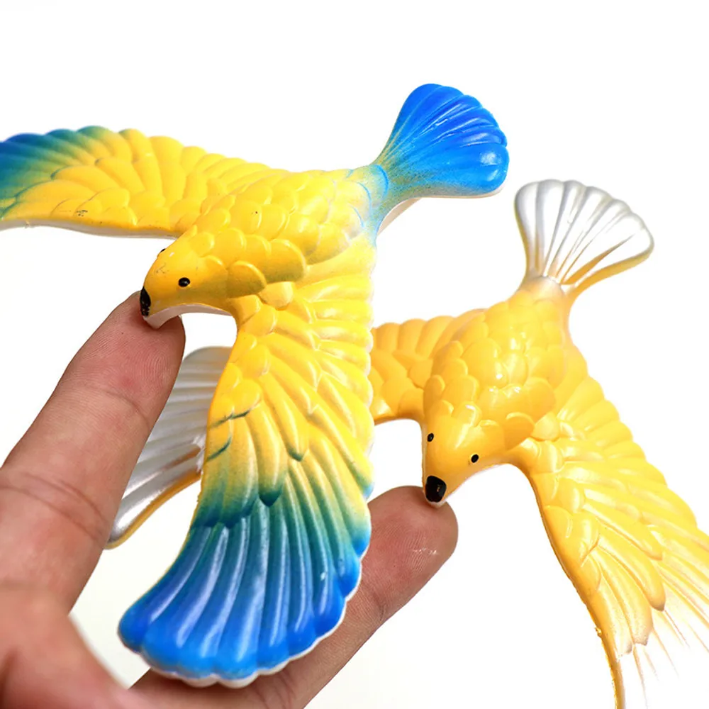 Funny Amazing Balancing Eagle With Pyramid Stand Magic Bird Desk Kids Toy Fun Learn Dropshipping