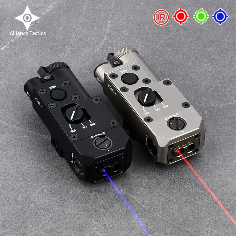 

WADSN Metal CQBL-1 Red Green Blue pointer laser Indicator IR Aiming Sight Hunting Airsoft Weapon Aiming Fit 20mm Picatinny Rail