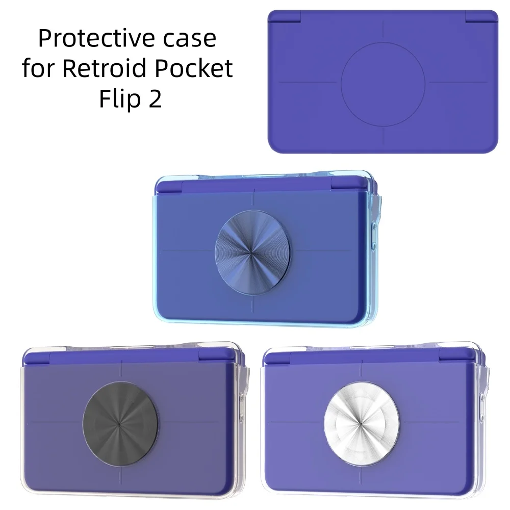 

Suitable for Retroid Pocket flip 2 game console protective cover TPU cooling transparent anti-drop case