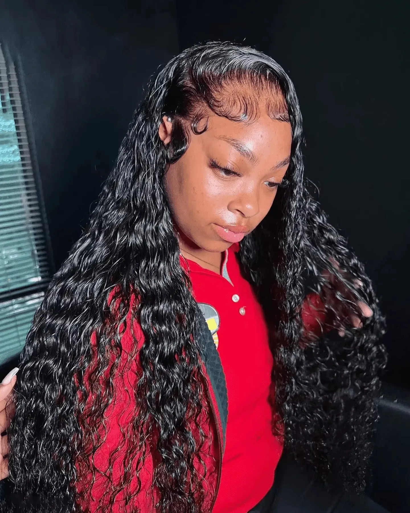 250% vorgeschnittene Loose Deep Wave Frontal Perücken 7x5 13x4, kleberlose Echthaarperücke, sofort tragbar, 13x4 13x6 Water Curly HD Lace Front Perücken, vorgezupft, 30-36 Zoll, unbehandelte Echthaarperücken für Frauen, gebleichte Knoten, im Angebot. – Detail 19