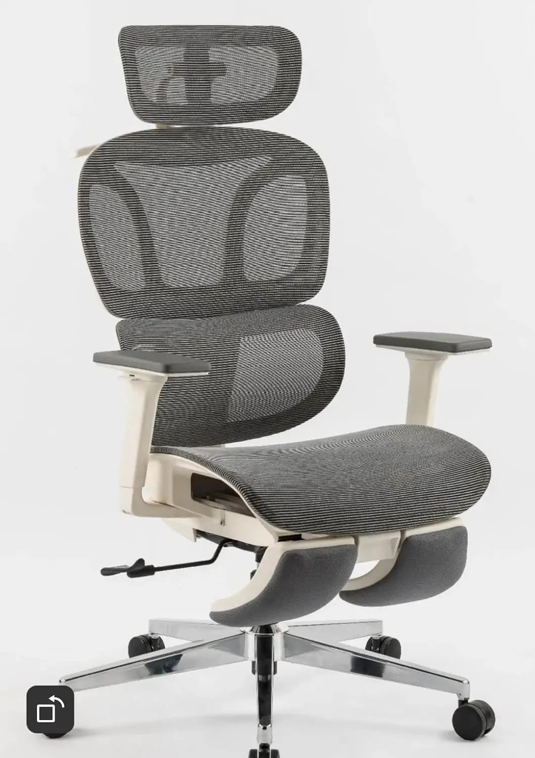 

Эргономичное офисное кресло с сетчатой спинкой, регулируемым подголовником и 4D-подлокотниками, динамической поясничной поддержкой, 128 ° Регулируемое, индивидуальное по индивидуальному заказу