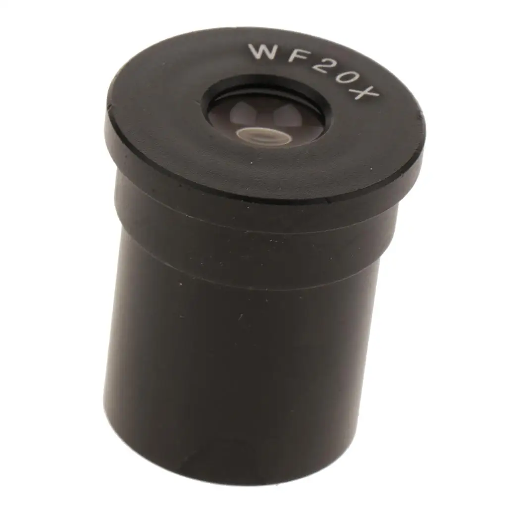 WF20X Biological Microscope Eyepiece Metal Wide Angle Ocular Lens 23.2mm for Science Research