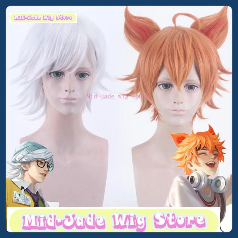 

Mid-jade Wig King Zhang Liang's Hundred Mile Mysterious Strategy Cosplay Wig Anime Game Role-playing Halloween Costume Props