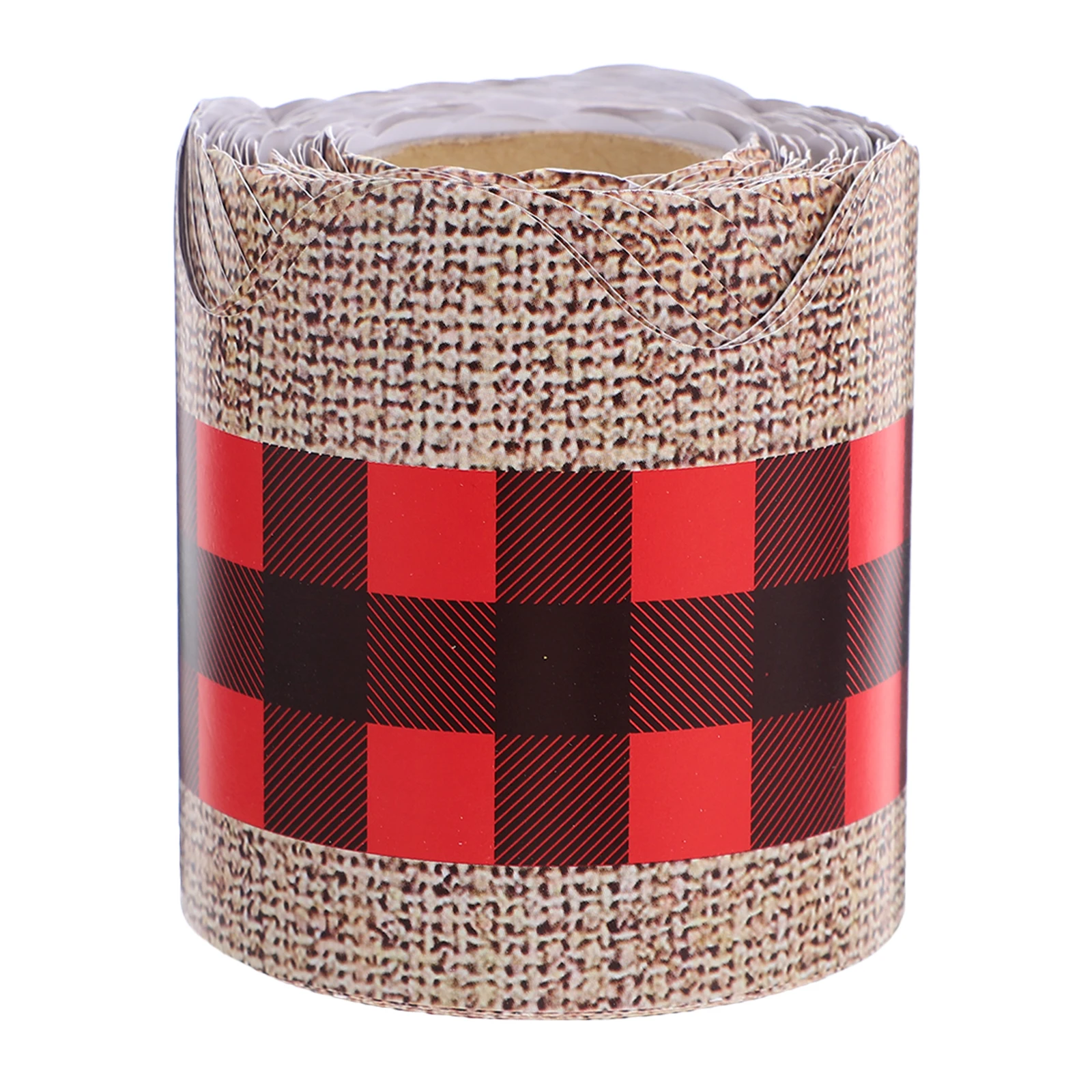 

Plaid Border Paper Buffalo Check Classroom Borders Decor Bulletin Board Trim for Boards Checkered Sector
