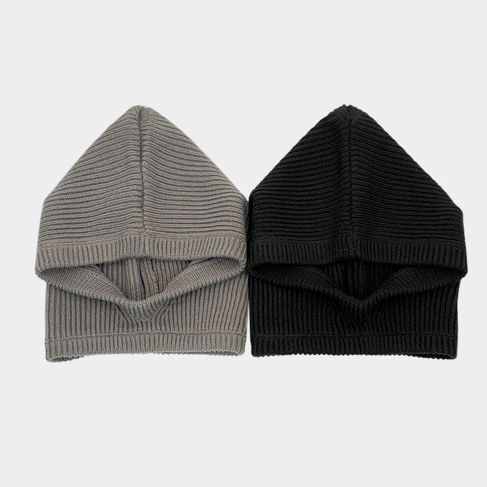 Winter Luxury Designer Rkos Terrorist Style Balaclava Cullover Masked Cap Knitting Men Casual Caps Beanies Hat Brand