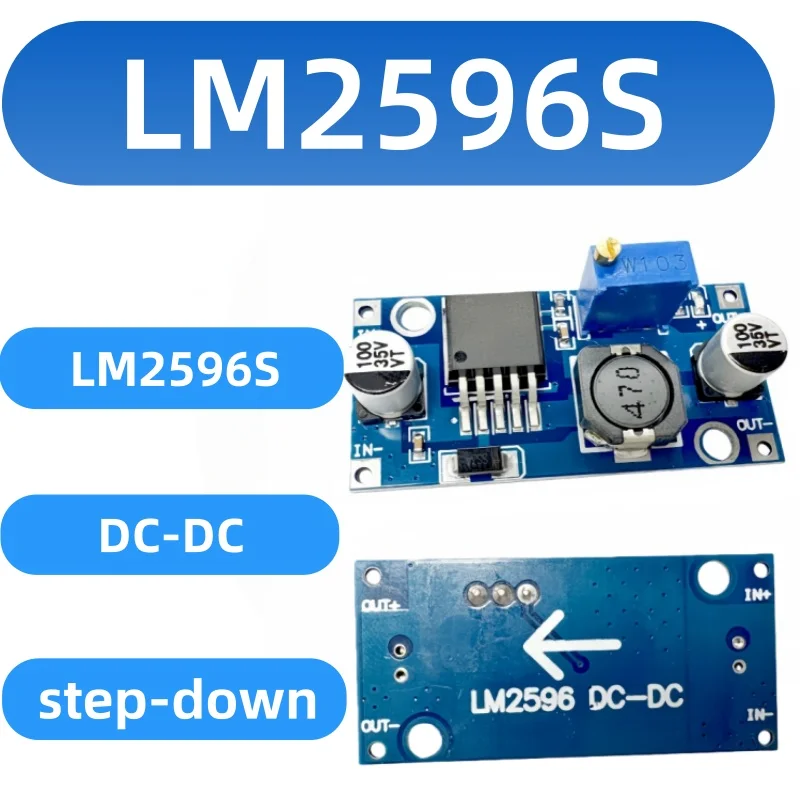 5PCS LM2596S DC-DC Step Down Converter High Efficiency Voltage Regulator 3.2-40V to 1.25v-35V Adjustable Buck Converter