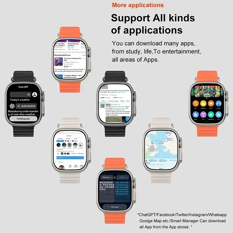 2025New DT Ultra 3 Pro Google mapa GPS SmartWatch 32G memoria música vídeo NFC Bluetooth llamada impermeable SmartWatch para Android iOS