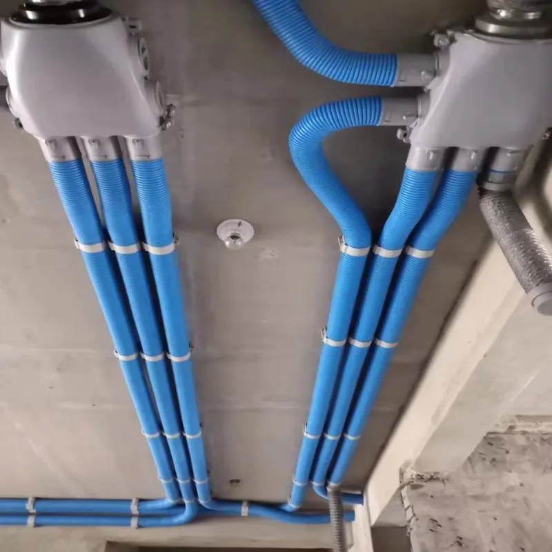 Free design, strong bending ability, fresh air system pipeline, double-wall plastic corrugated pipe