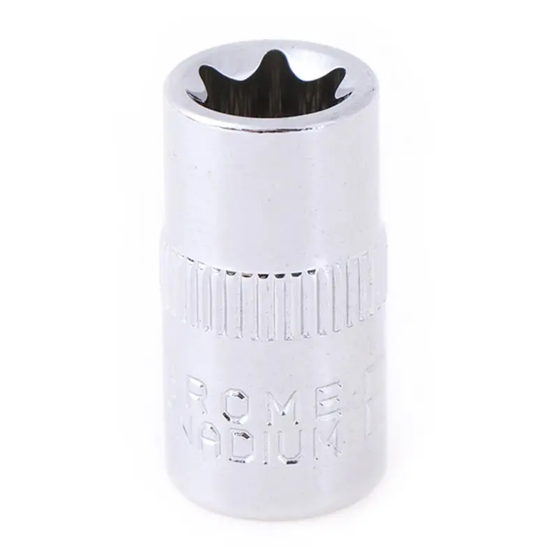 E7 Llave tubo Torx Star Bit Externa E Juego llaves vaso 1/4 pulgadas