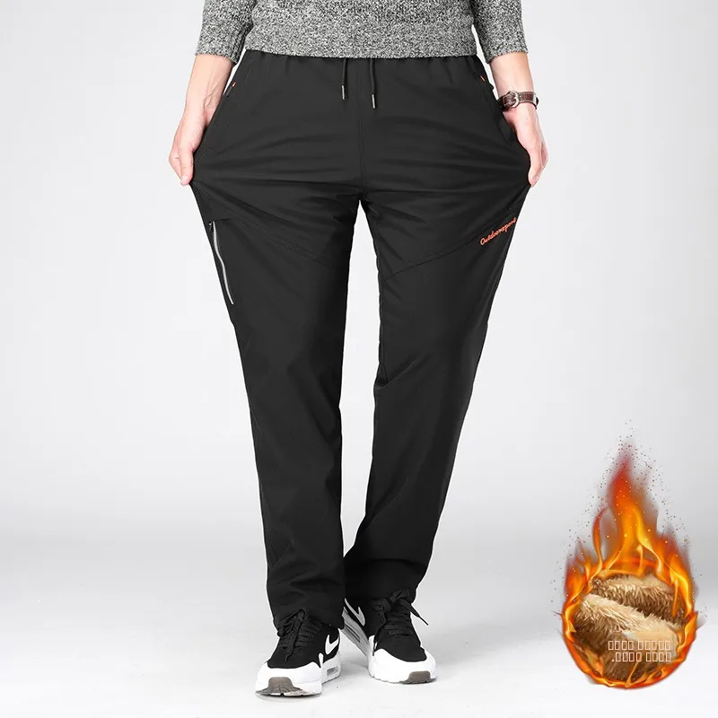 

Мужские спортивные брюки для катания на лыжах с флисовой подкладкой, водонепроницаемые, ветрозащитные, повседневные, прямого кроя, осенне-зимние, теплые брюки