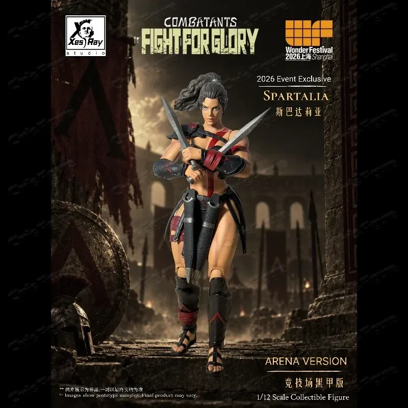 Pre-order Xesray Battle of Glory 1/12 WF Limited Edition Sparta Badalia Arena Mercenary Action Figure, Collectible Gift
