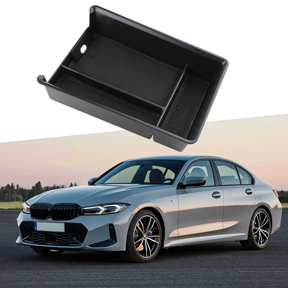 

For BMW 3 Series G20 G21 2019-2023 4 Series G22 G23 2021-2023 Center Console Organizer Tray Armrest Storage Box for Car