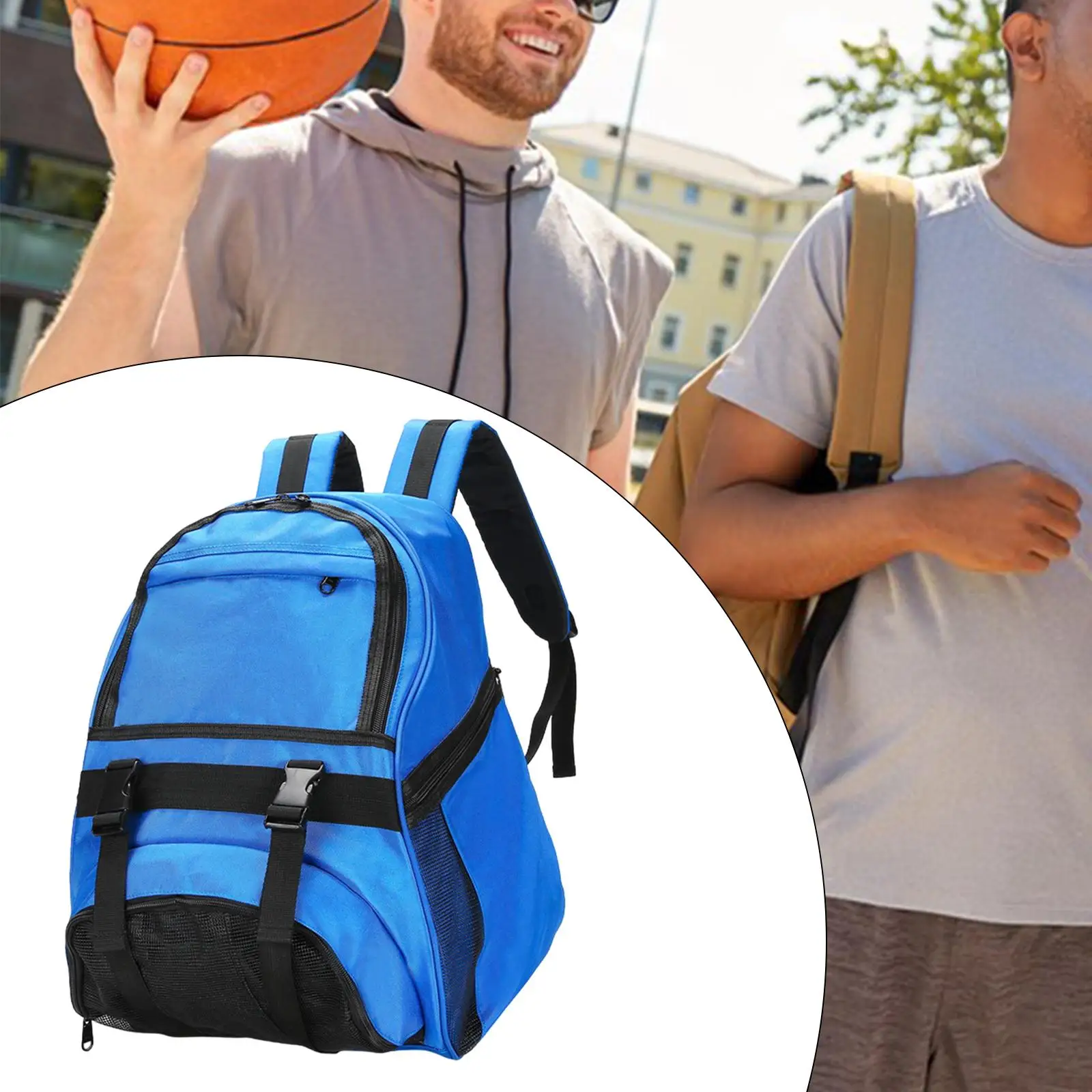 

Basketball Backpack Storage Bag Soccer Bag Backpack for Travel Tennis Sports