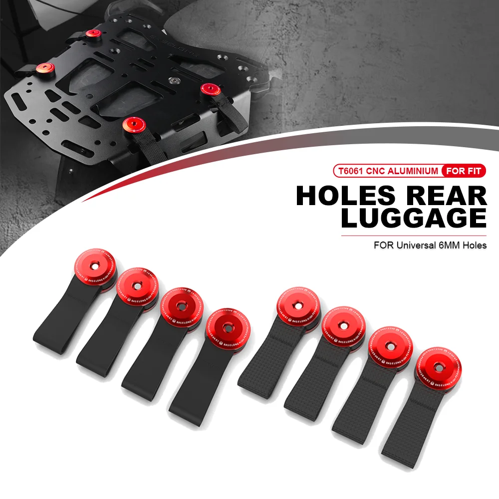 

6MM Holes OS-Rack Luggage Loops For Honda CR CRF CRFX For Yamaha YZ YZF WRF 125 250 450 For Suzuki RMZ RMZ RMX DRZ 250 400 450