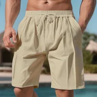 Men Light Blue Quick Dry Beach Shorts Elastic Drawstring Waist Loose Fit Knee Length Swim Trunks Lightweight Breathable Casual Vacation Board Shorts With Side Pockets 6