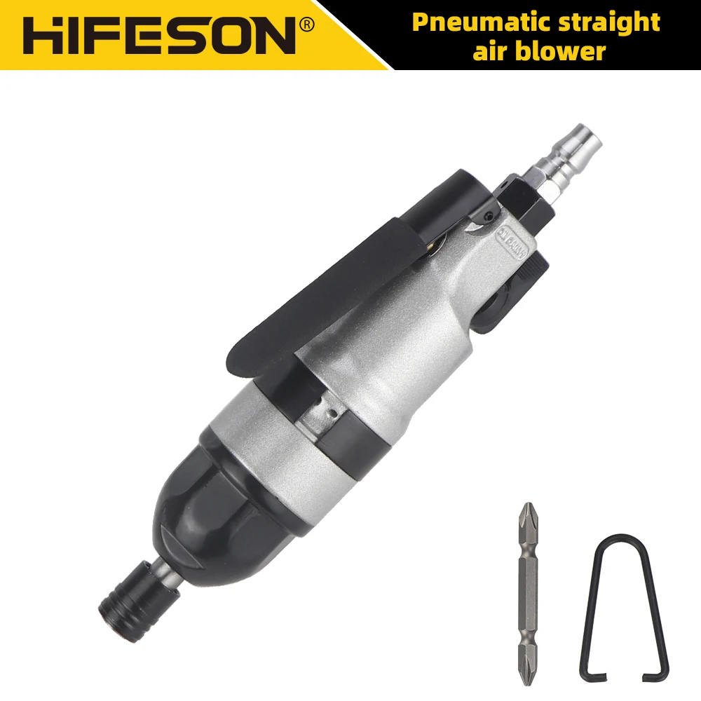 Pneumatic Air Screwdriver 1/4 Inch Straight Shank Air Screwdriver 9000rpm Reversible Screw Driver 165NM Pneumatic Screw Driver