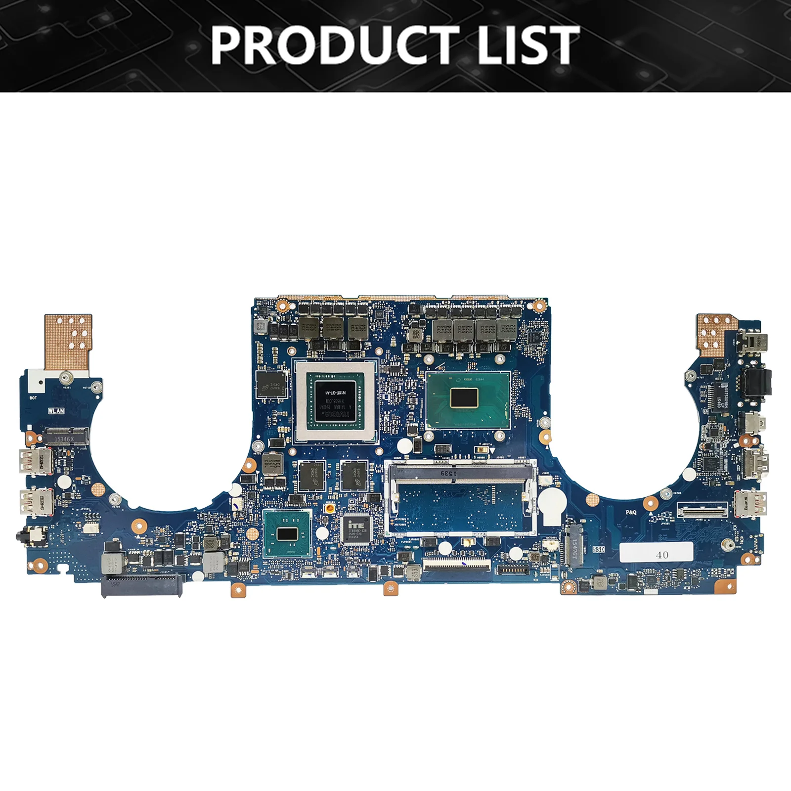 Placa-mãe gl502vt para asus s5vt gl502v g502vt, placa-mãe para laptop i5 i7 6th gen cpu GTX970-V3G 8g ram