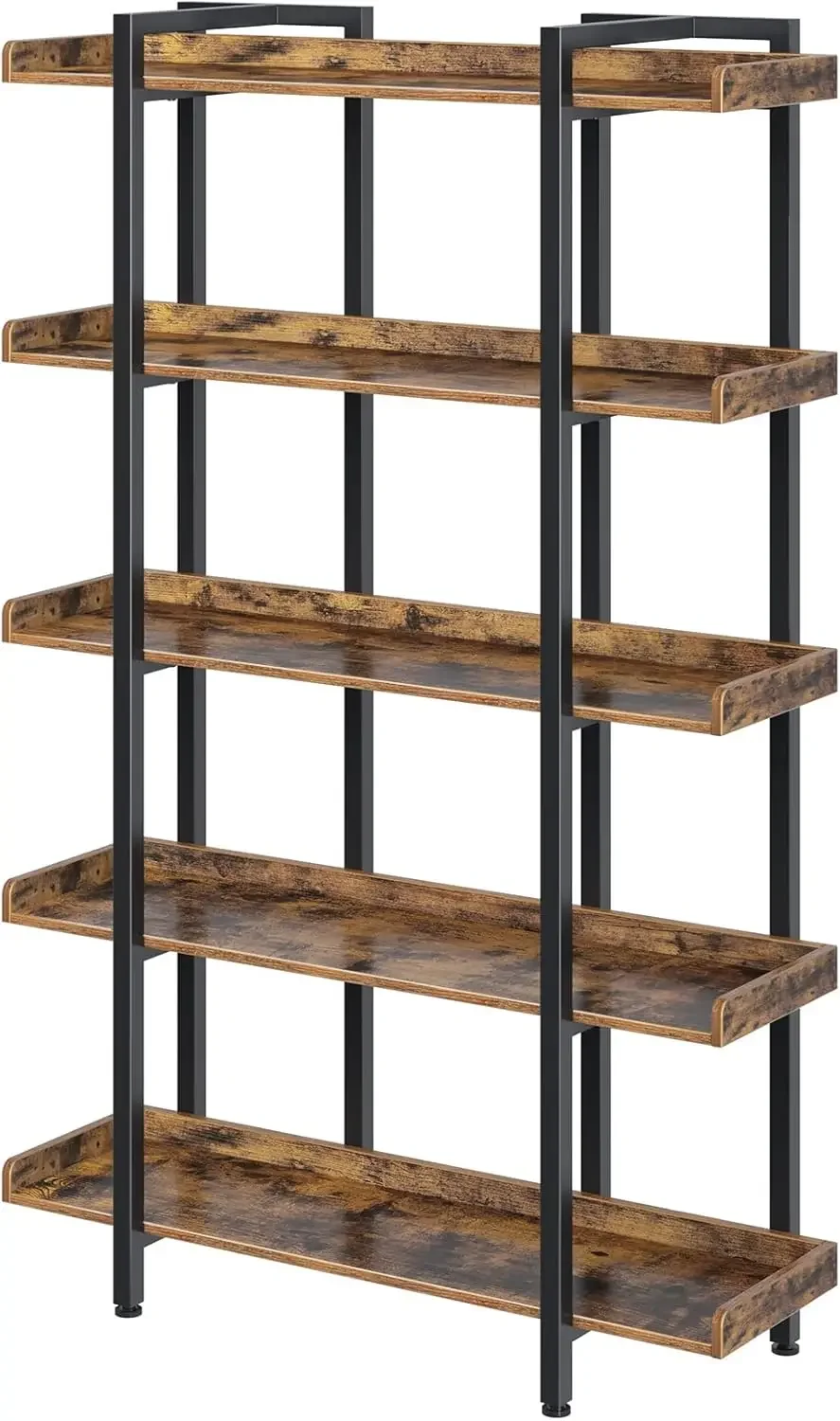 

Rolanstar Bookshelf 5-Tier, 68.9’’H Industrial Book Shelf, Large Bookcases and Bookshelves with Open Shelves,