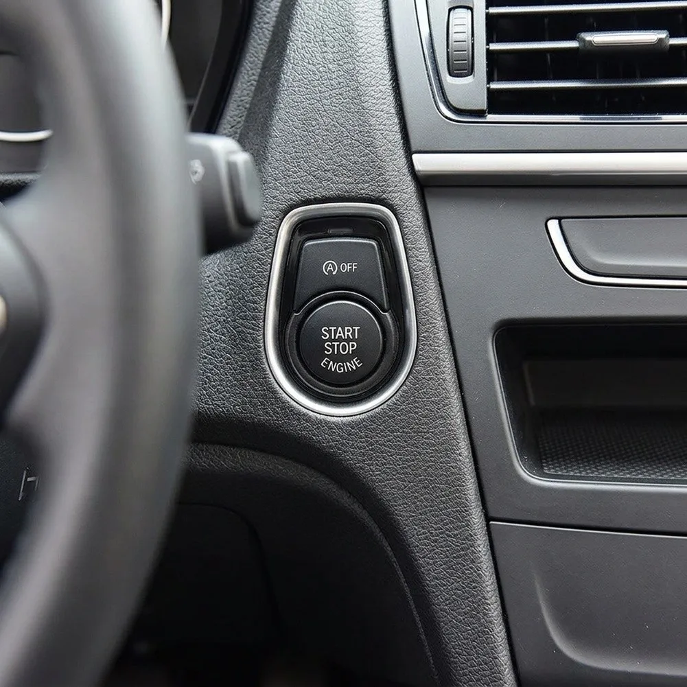 For BMW Engine START Switch Cover Replacement Compatible with F20 F21 F22 F23 F30 F31 F32 F33 F34 F36 Left Hand Drive Models