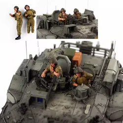 1:72 Scale 88MODLE Mekava Tank Men 2Pcs Soldiers DIY Scene Accessory Action Figure Dolls Toys Display Collection Gifts Fans
