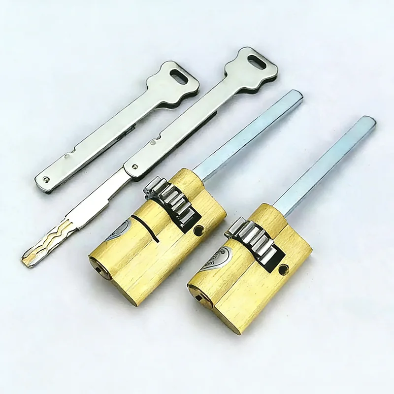 C-Grade 10/11/13 Gears Fully Automatic Fingerprint Lock Cylinder Intelligent Anti-Theft Electronic Door Lock Emergency