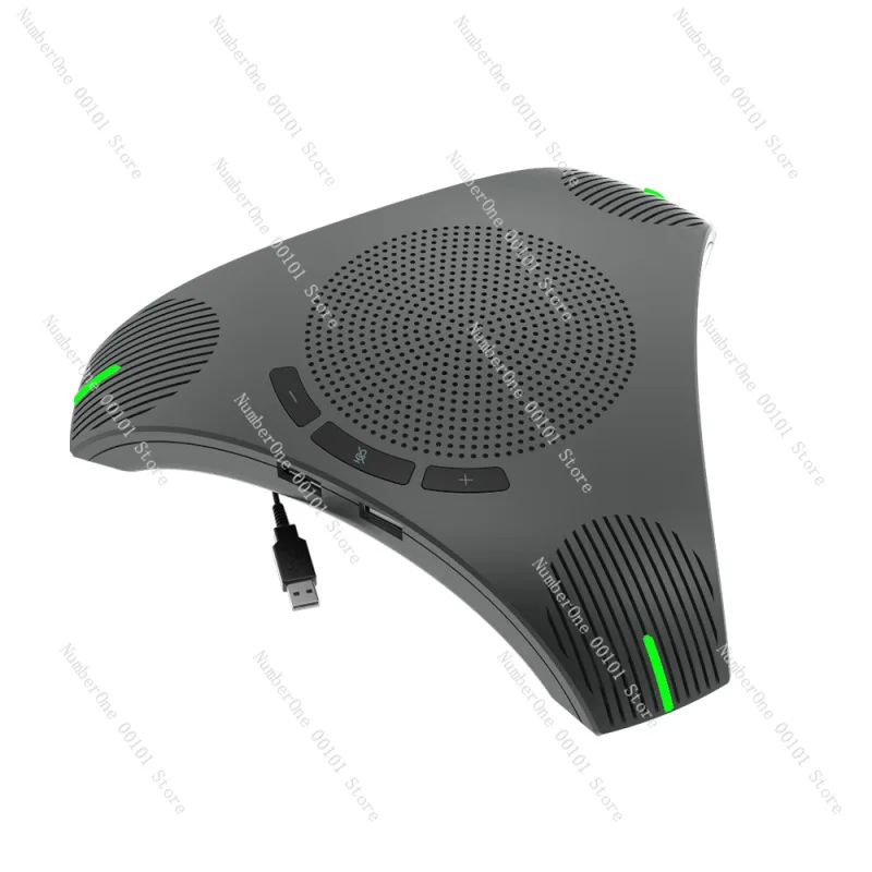 Noise reduction portable audio speaker USB desktop microphone 6 meters pick up video conferencing omnidirectional microphone