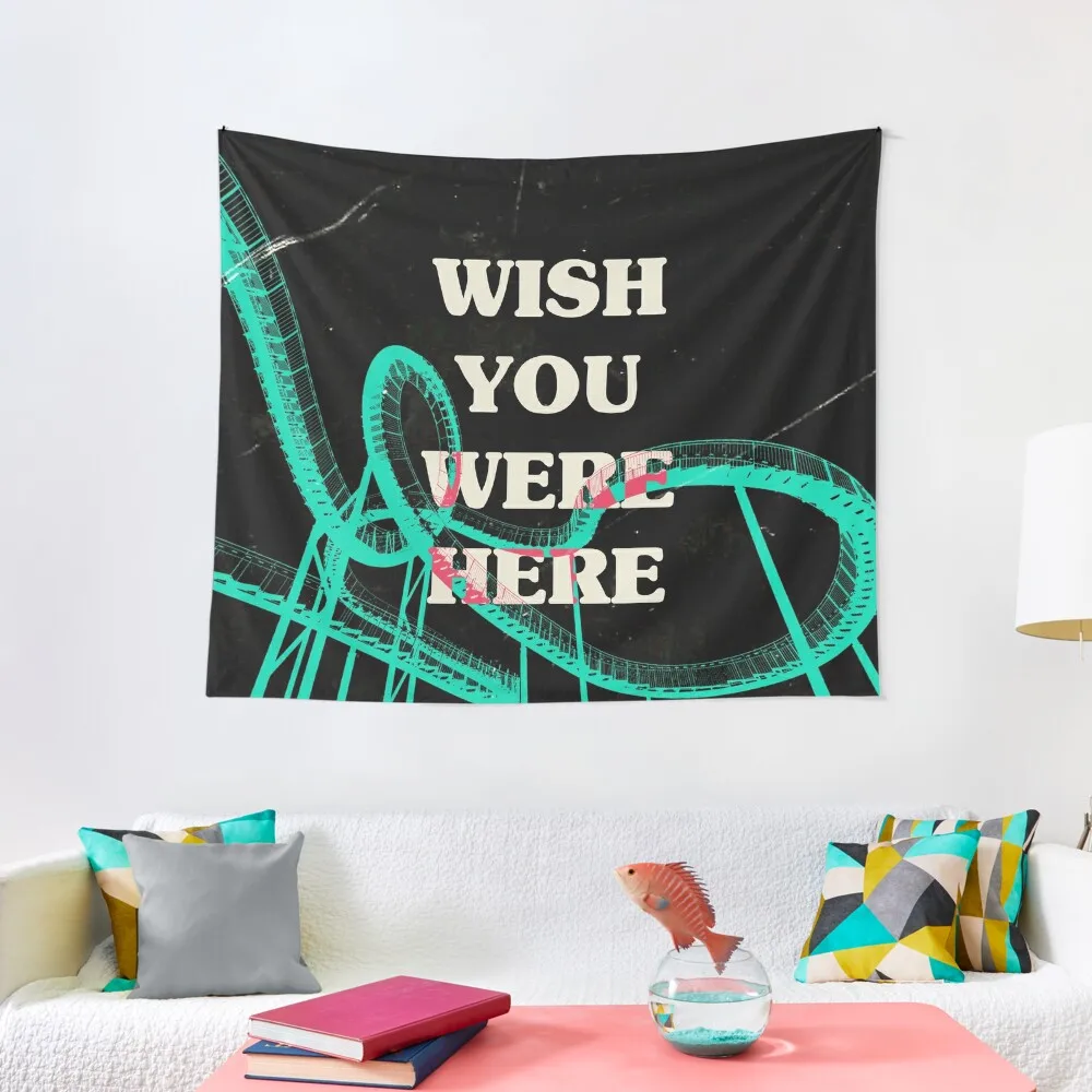 

wish you were here Tapestry Christmas Decoration Room Decor Aesthetic Wall Deco Tapestry