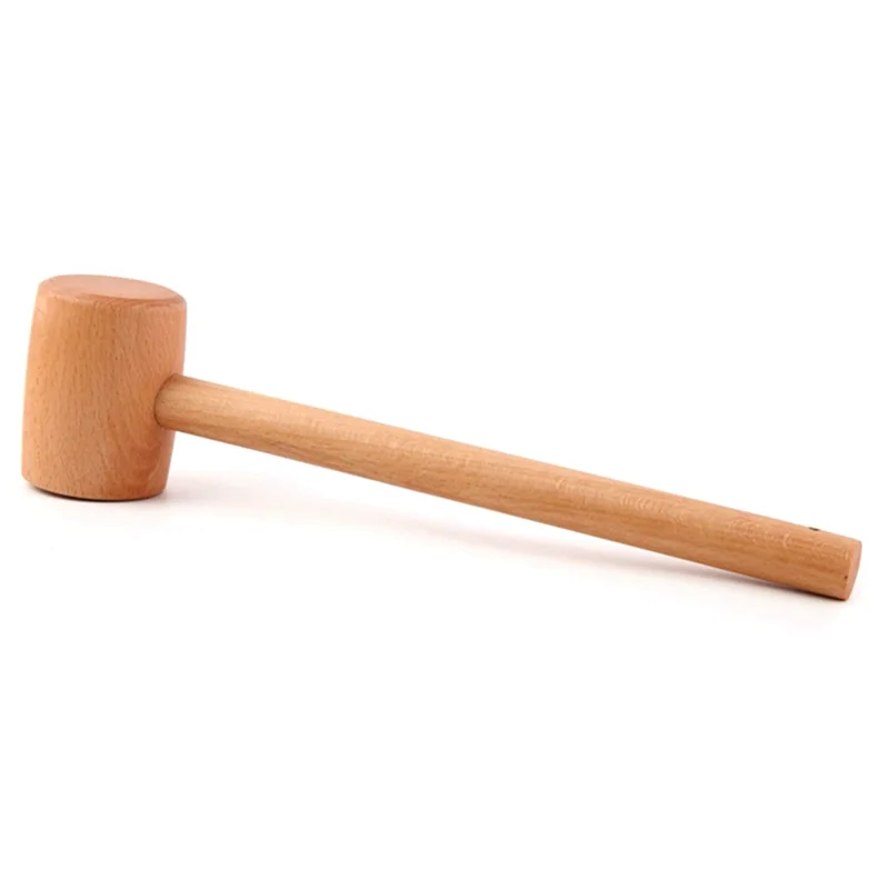 YWDZ-Beech Wood Leather Carving Hammer Mallet Hammer DIY Leather Tools Mallet Knocking Installation Hammer