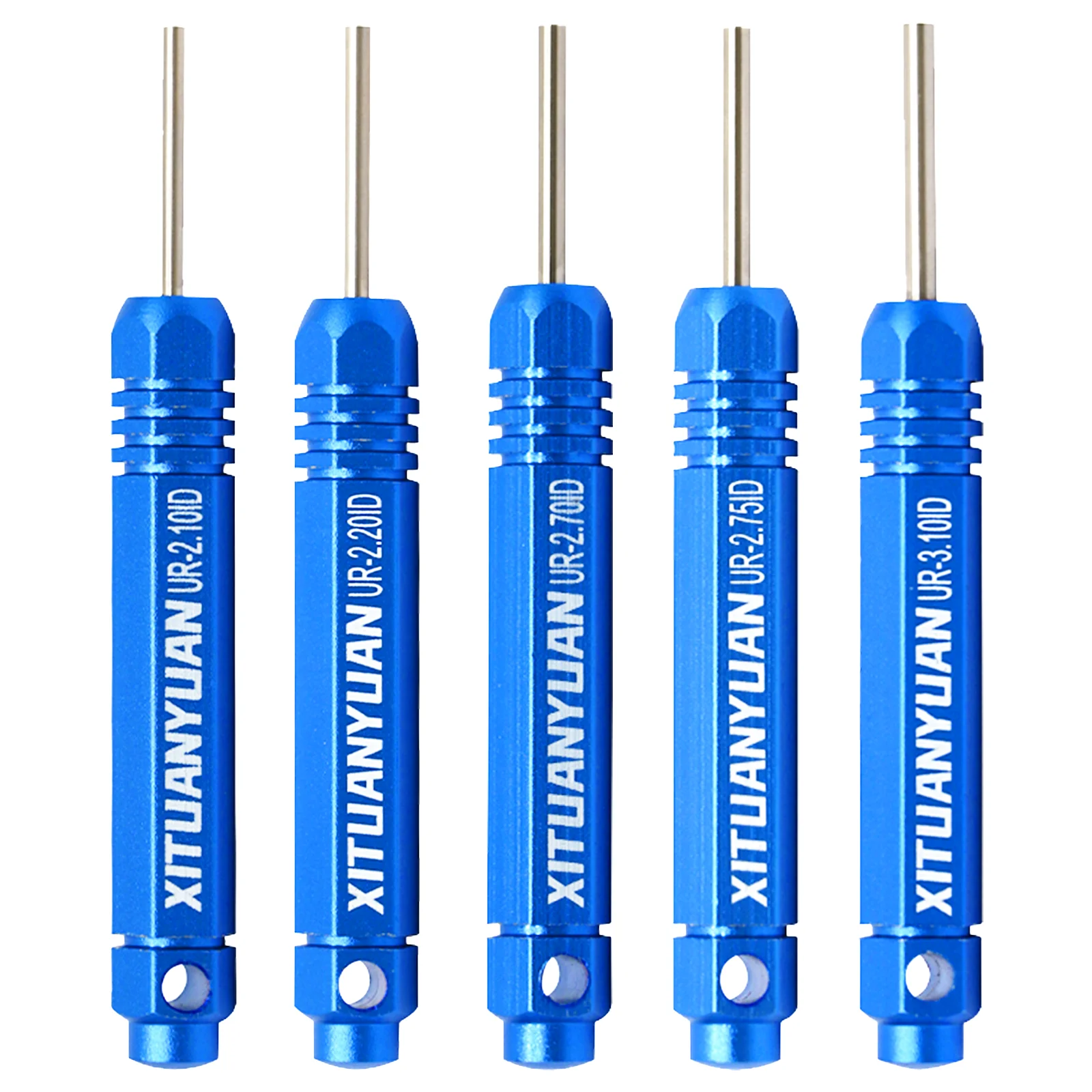 5 Buah Kit Alat Pelepas Terminal Ekstraktor Pin untuk Konektor Soket JST/AMP /Molex Tipe Tabung Konektor Pria dan Wanita