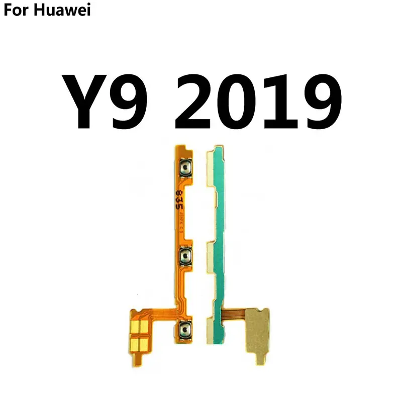 Power On Off Volume Button key Flex Cable Repair Parts For Huawei Y9 Y7 Y6 Pro Y5 Prime 2019 2018 2017
