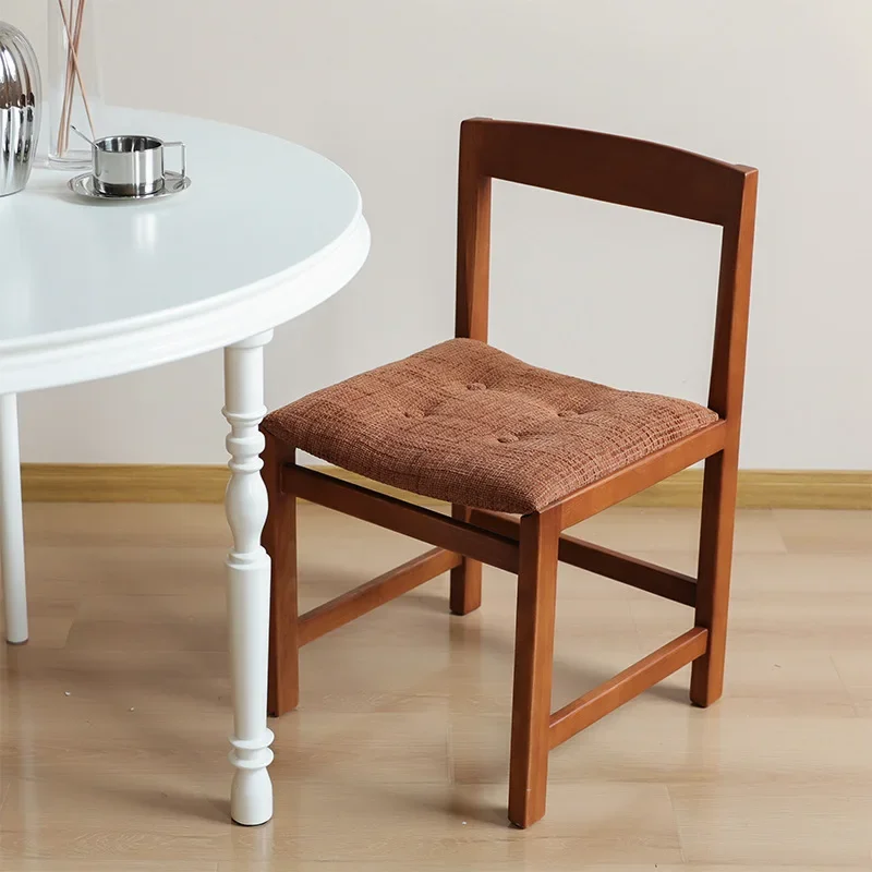 Harajuku forest/tower chair, solid wood simple modern dining chair, shoe changing chair retro line design