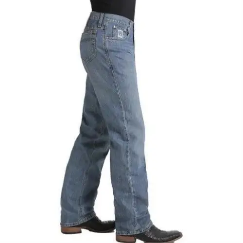 Midwaisted Straight Jeans High Waist Straight Leg Denim Pants Women's Fashion Winter Collection PU Fabric Medium Stretch