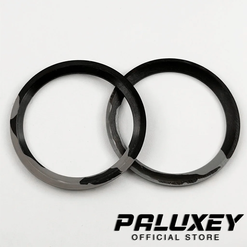 New Slope Black Grey 38mm*30.6mm High quality Ceramic Bezel Insert fit 40mm Case NH35 NH34 GMT Automatic Movement Watch