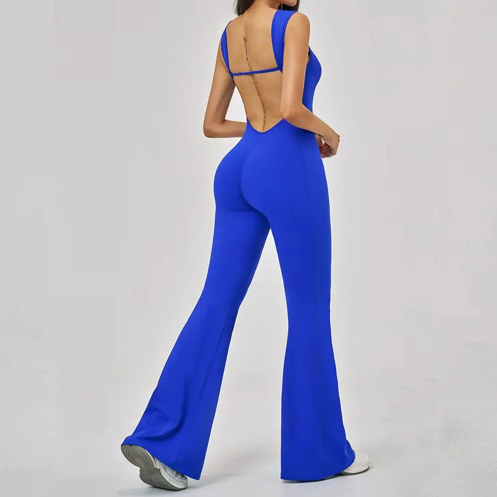 Summer Workout Jumpsuit Sports Overalls Women Romper Gym Clothing Running Fitness Suit Gym Tracksuit Push Up Sportswear Yoga Set
