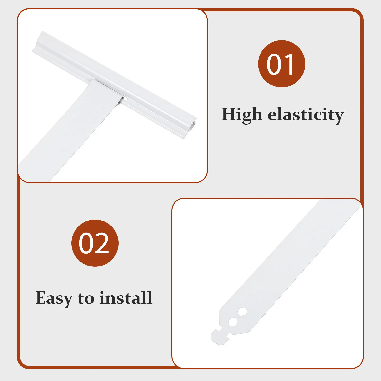6Pcs Roller Shutter Spring Heavy Duty Universal Blind Tension Spring Garage Door Suspension Replacement Roller Shade Hardware