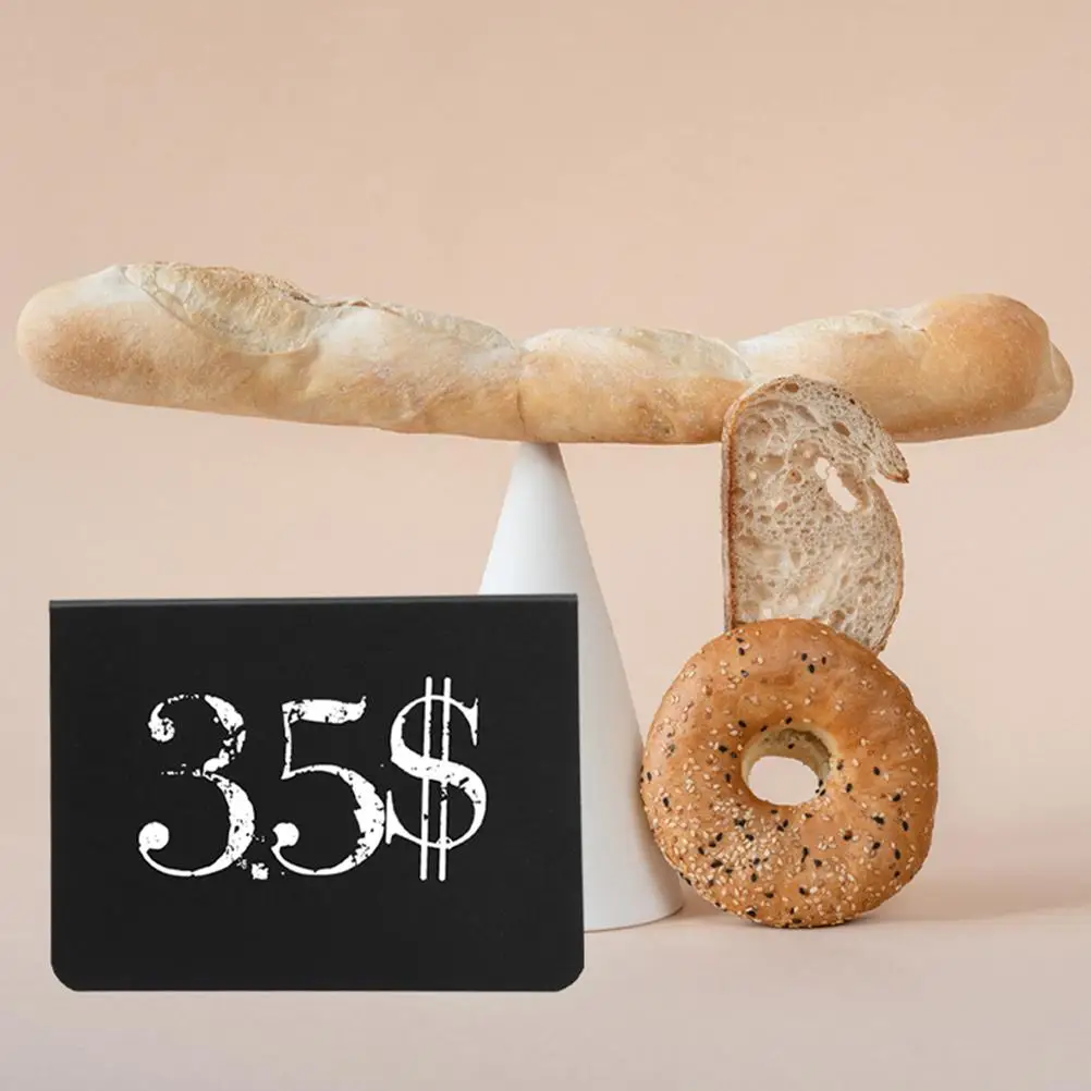 20 Pcs Small Chalkboard Sign PVC Wedding Table Signs Kitchen Reminder Food Labels Buffet Memo Board Blackboard