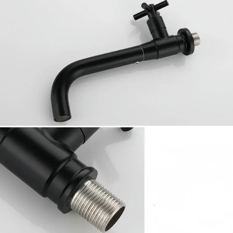 

Настенный смеситель для раковины, уличный садовый излив, швабра, смеситель для бассейна, одинарный смеситель для холодной воды, ванная комната, кухня