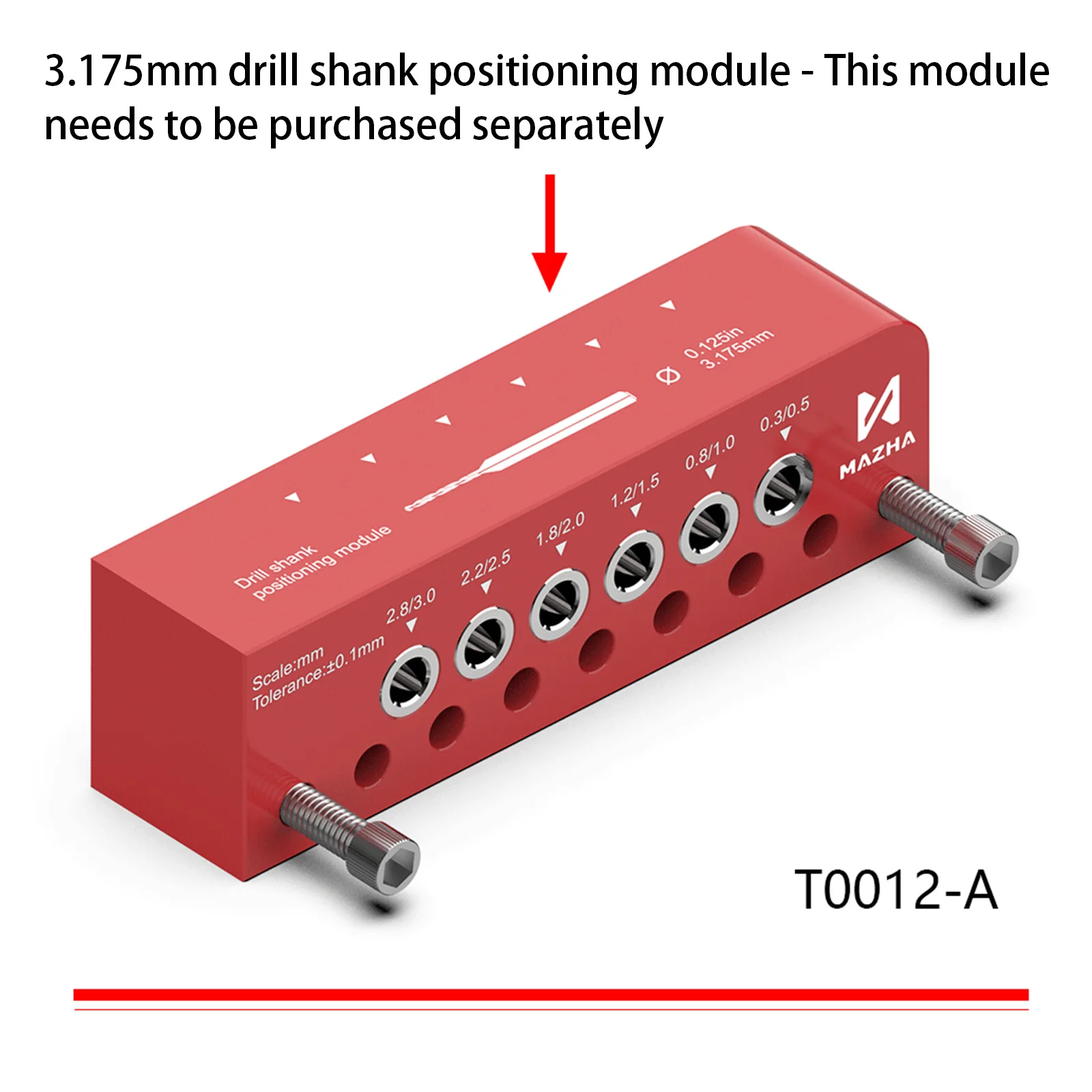 

New Mazha T0012 Plastic Borehole Positioner Locator Round Rod Center Drilling Fixture Tool Diy Hobby Model Making Accessories