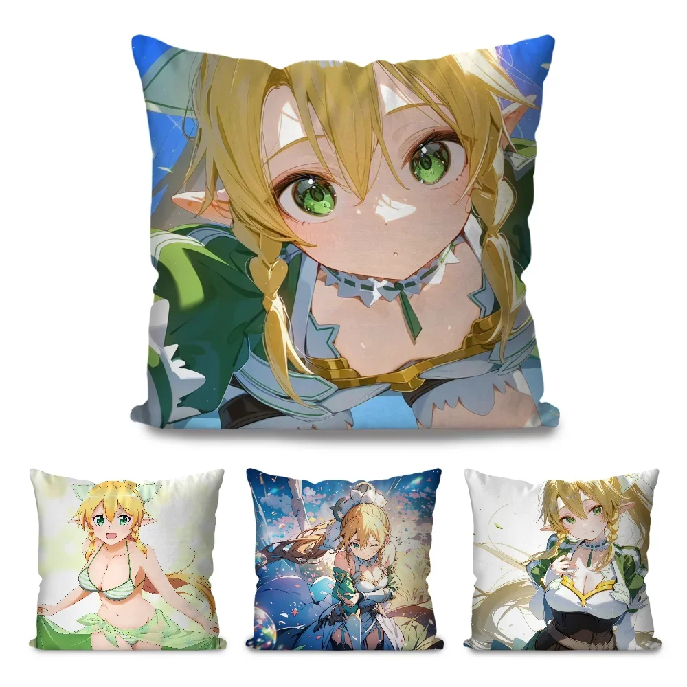 1 قطعة ورقة الرسوم المتحركة S-Word A-الفن O-Online كيس وسادة وسادة مربعة غرفة نوم أريكة LeisureComfortCarLivingRoomHome الديكور 40X40 #2