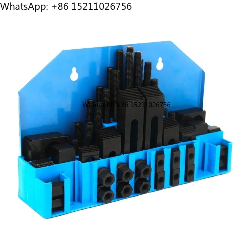 

Machine Tools 52/58pcs M12 Clamping Kit Set 14mm T Nuts CK12 Steel Clamping Kits Mounting Kits for Wood-working Machines