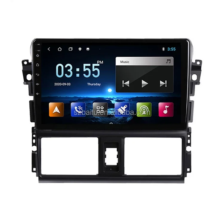 10.1 inch Android For  VIOS 2013-2016 Multimedia Stereo Car DVD Player Navigation GPS Radio