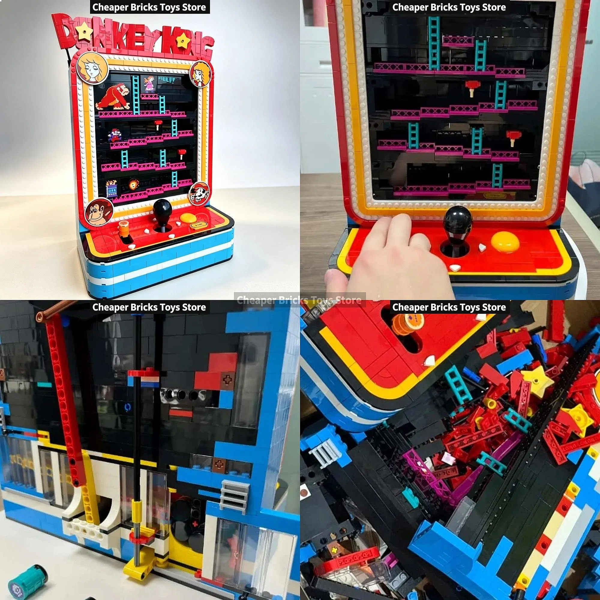 Lego Set Technic - Blok Bangunan Mesin Game Tegak yang