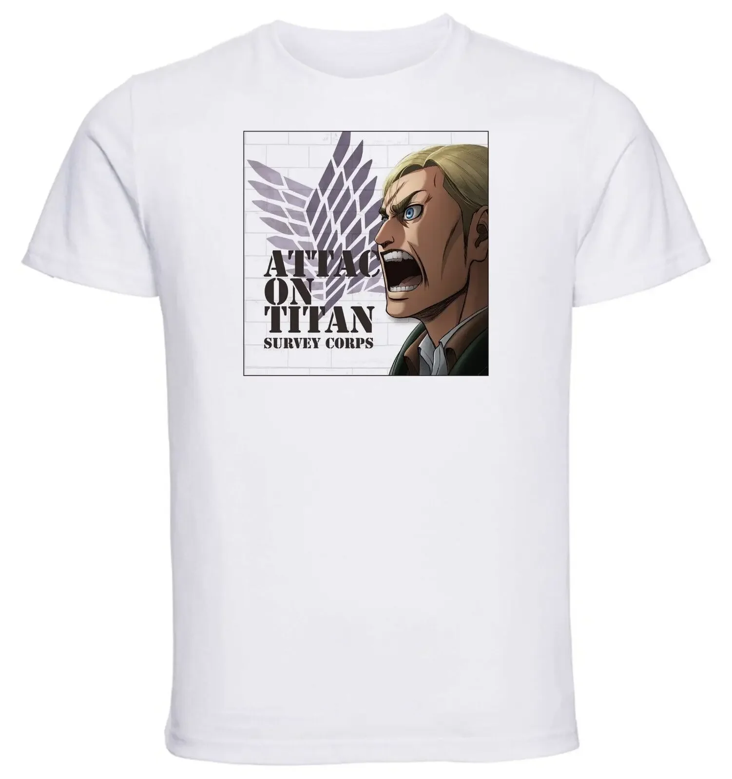 ataque-branco-unisex-em-titan-t-shirt-pesquisa-crorps-erwin-smith-t-shirt