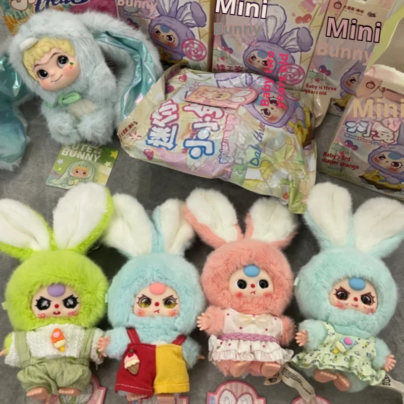 

Mini Rabbit Cute Blind Box Toy Gift for Girls Aged 3 Miniso Mini Trendy Collectible Figurine Lovely Surprise for Kids