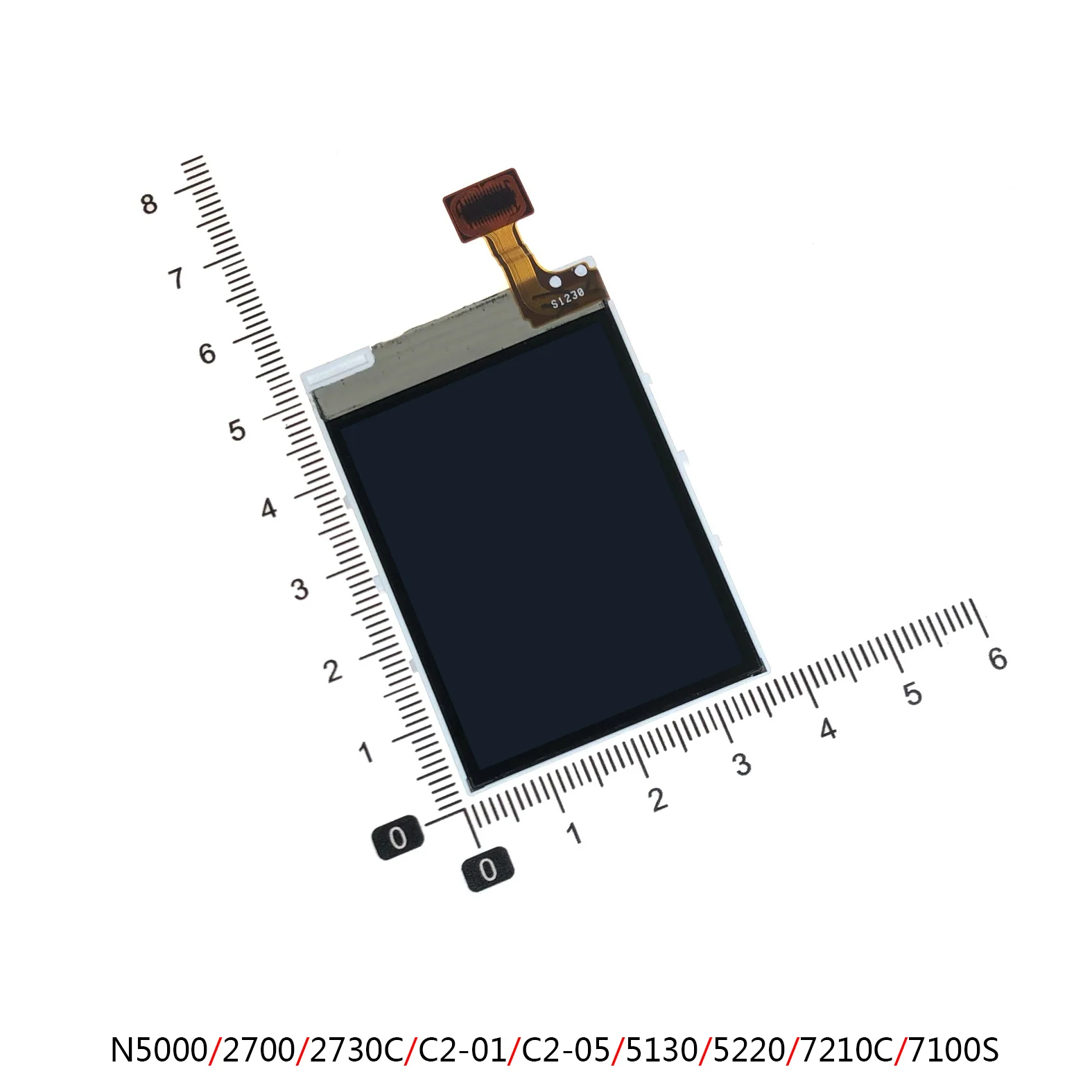 For Nokia 2680s 2690 3110c cell phone LCD 2220 2323 2330 1680 1681 2600 LCD Display Screen 2630 2700 N5000 2730 5130 LCD Part