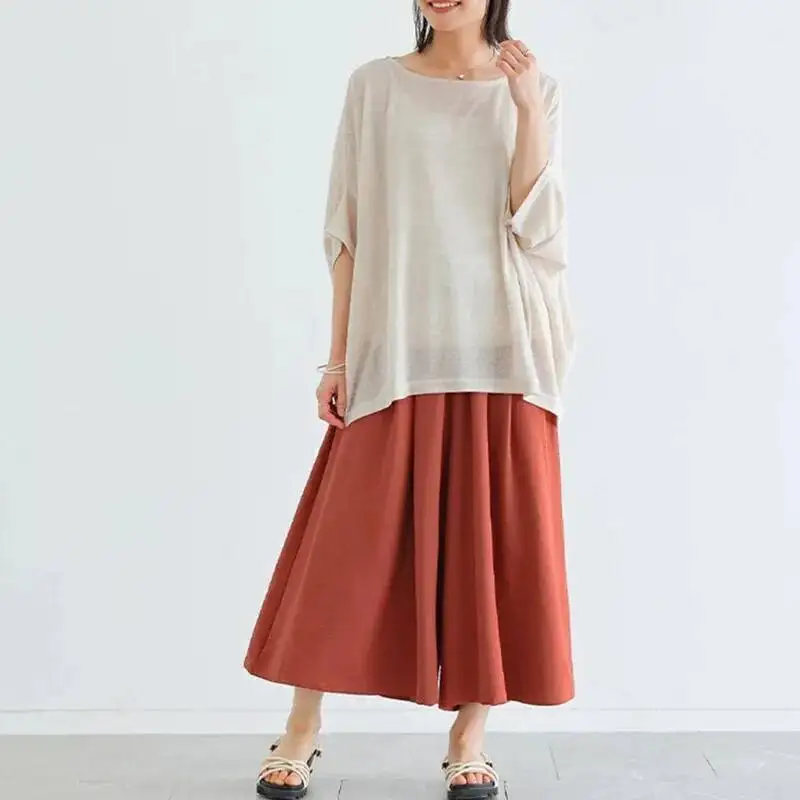 New Japan's 2026 Summer Style Relaxed Wide-leg Pants, Loose And Unrestricted, Suitable For Home And Outdoor Wear, Versatile