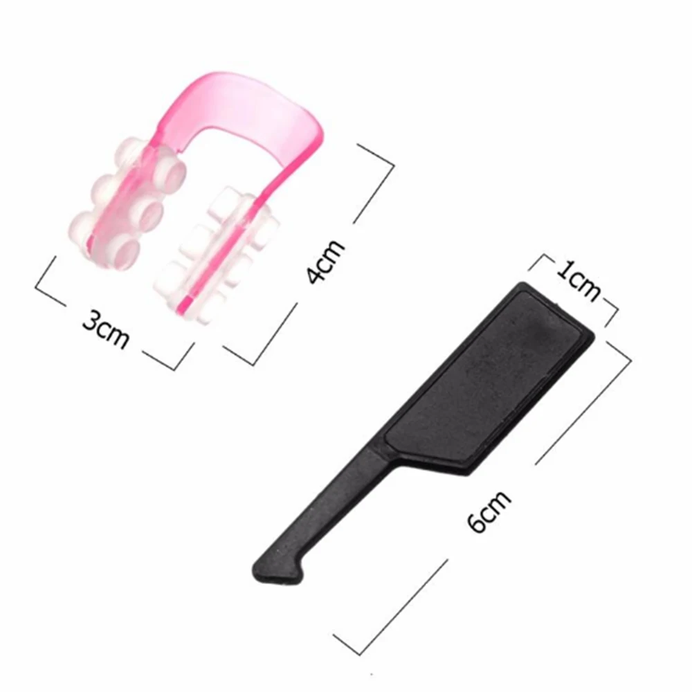 6Pcs/Set Beauty Nose Up Lifting Bridge Shaper Corrector Massage Tool No Pain Nose Shaping Clip Clipper Women Massager 3 Size