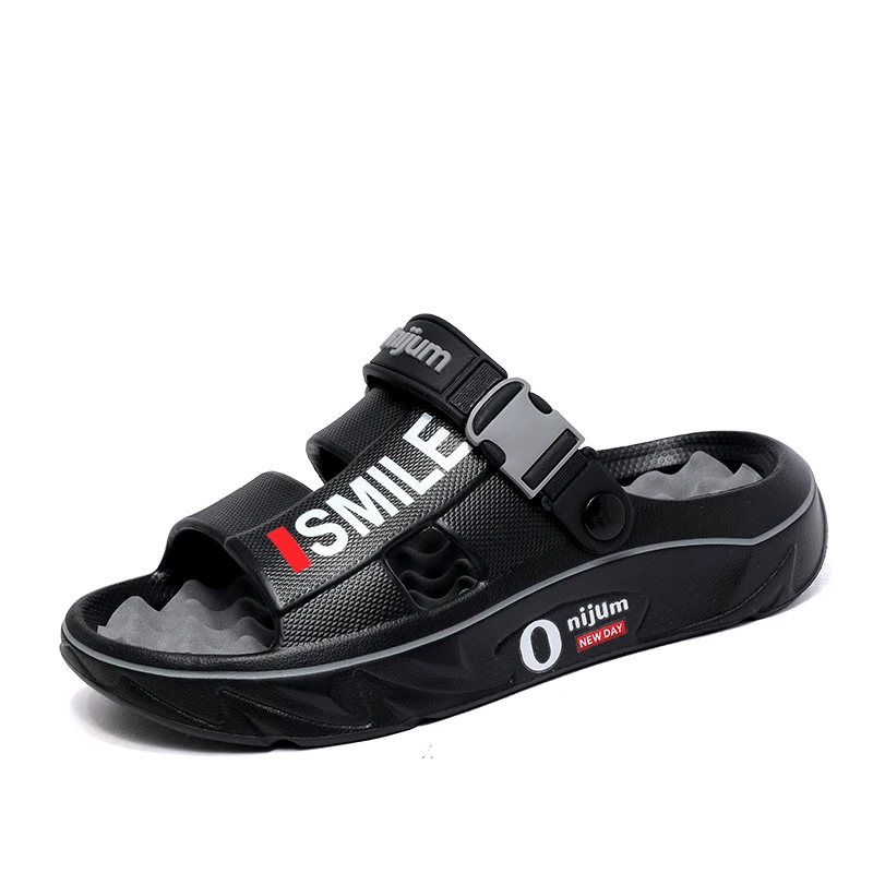 Fashion Design Men's Slippers Indoor Outdoor Beach Sandals Comfortable Massage Slides Clogs Casual Shoes Male Women Home Slipper